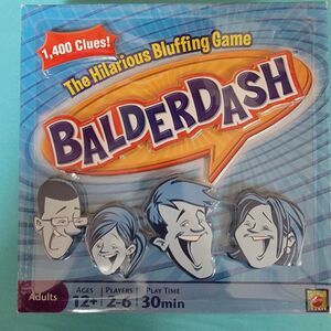 Balderdash Board Game Hilarious Bluffing Game 2009 Mattel Complete